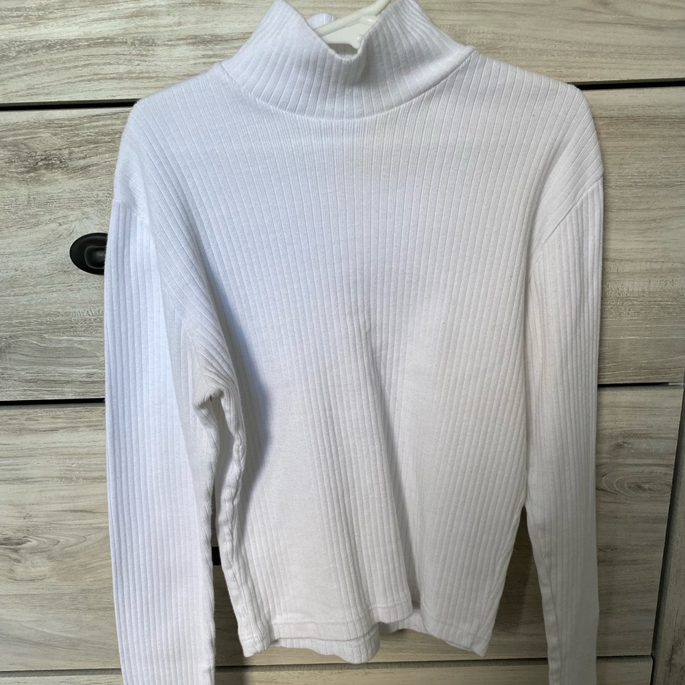 Brandy Melville “Daniela” Cotton Turtleneck Top